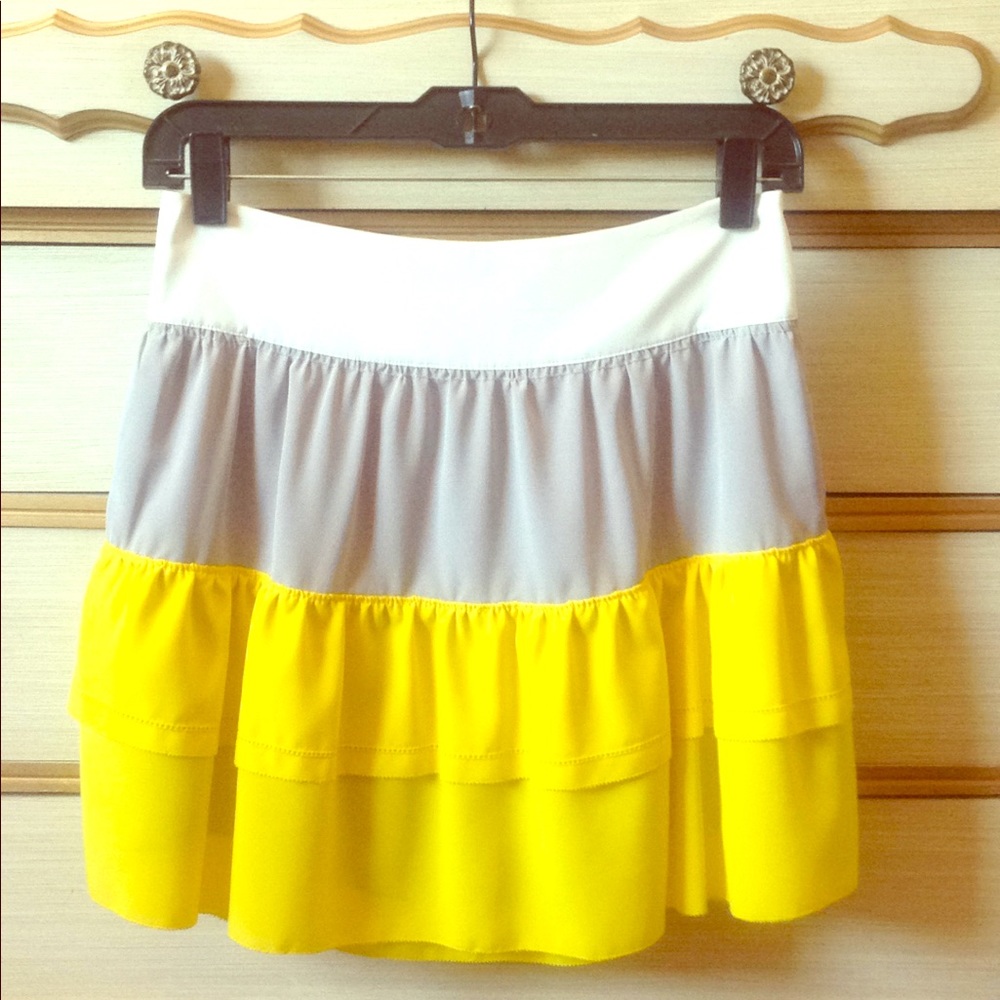 Color block skirt